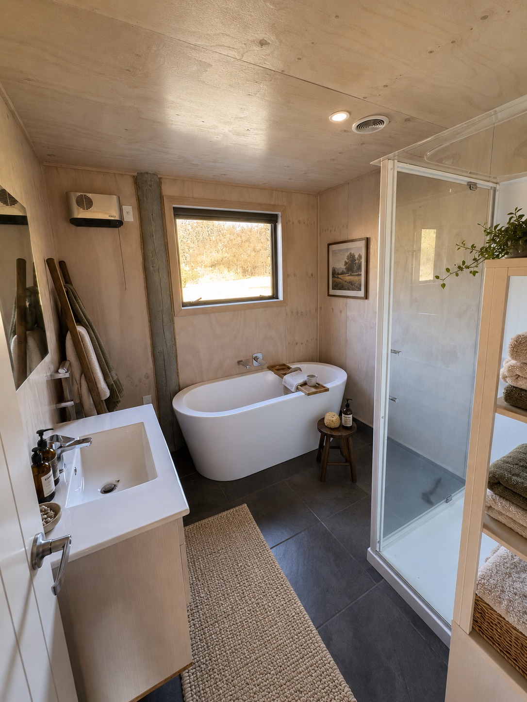 Bathroom at Wilderbliss farm stay