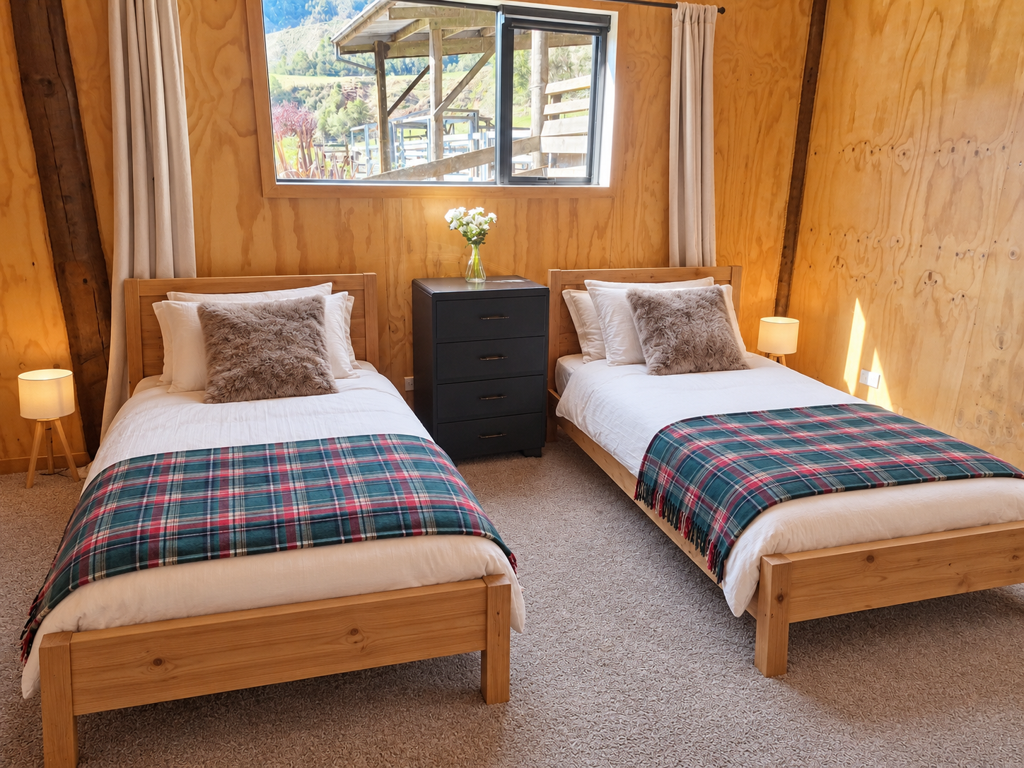 Large bedroom at Wilderbliss farm stay