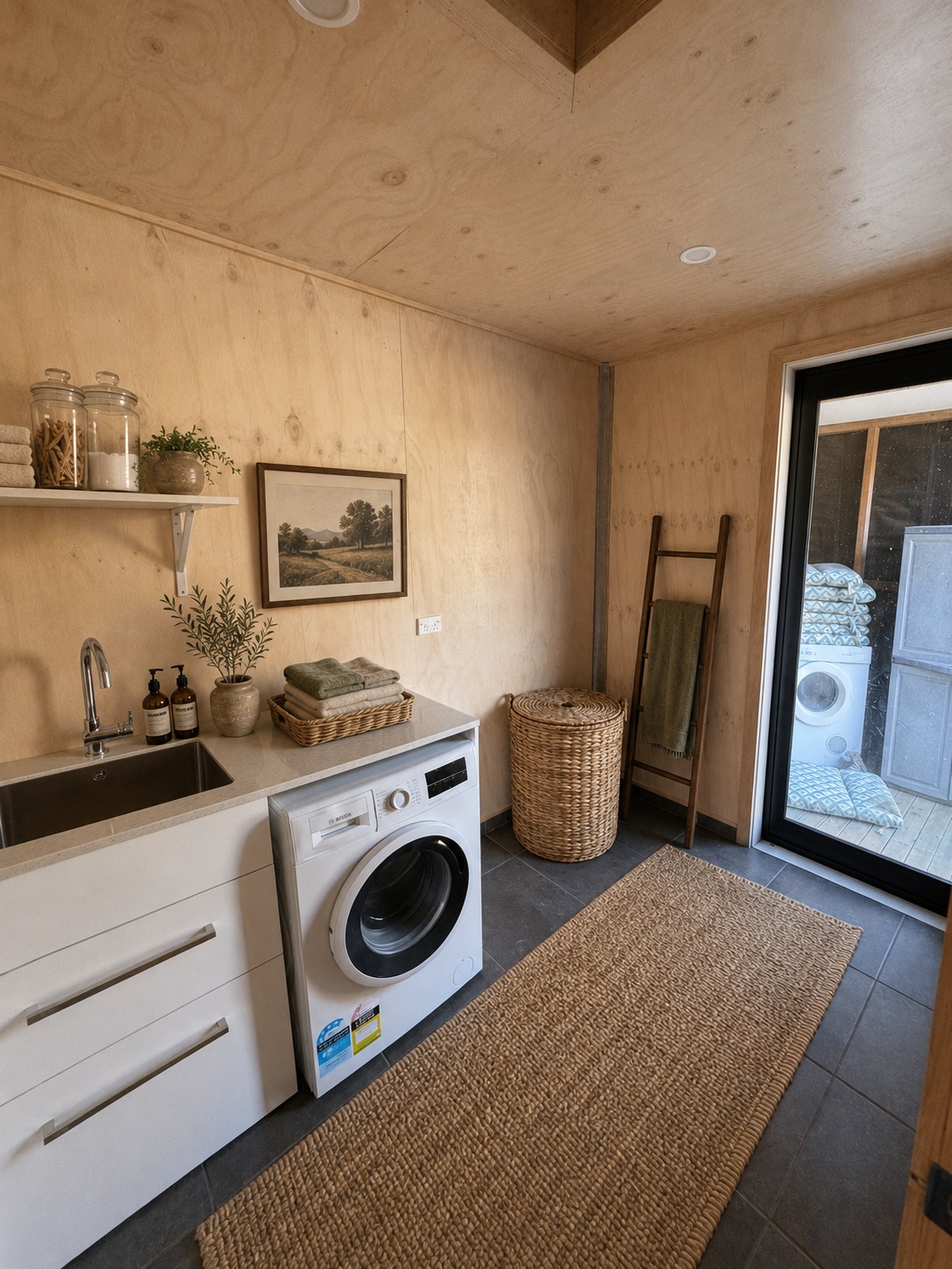 Laundry at Wilderbliss farm stay