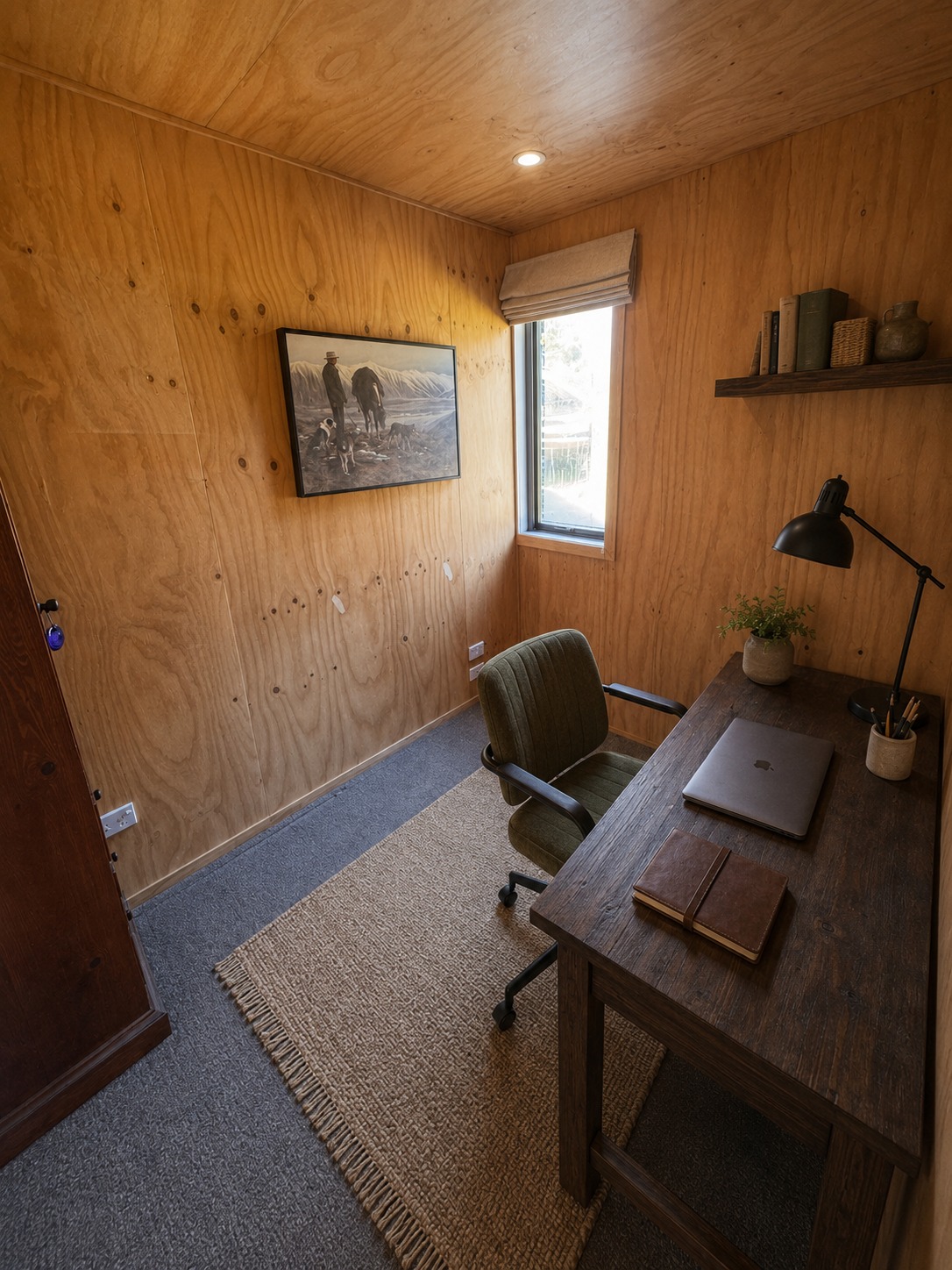 Study nook at Wilderbliss farm stay
