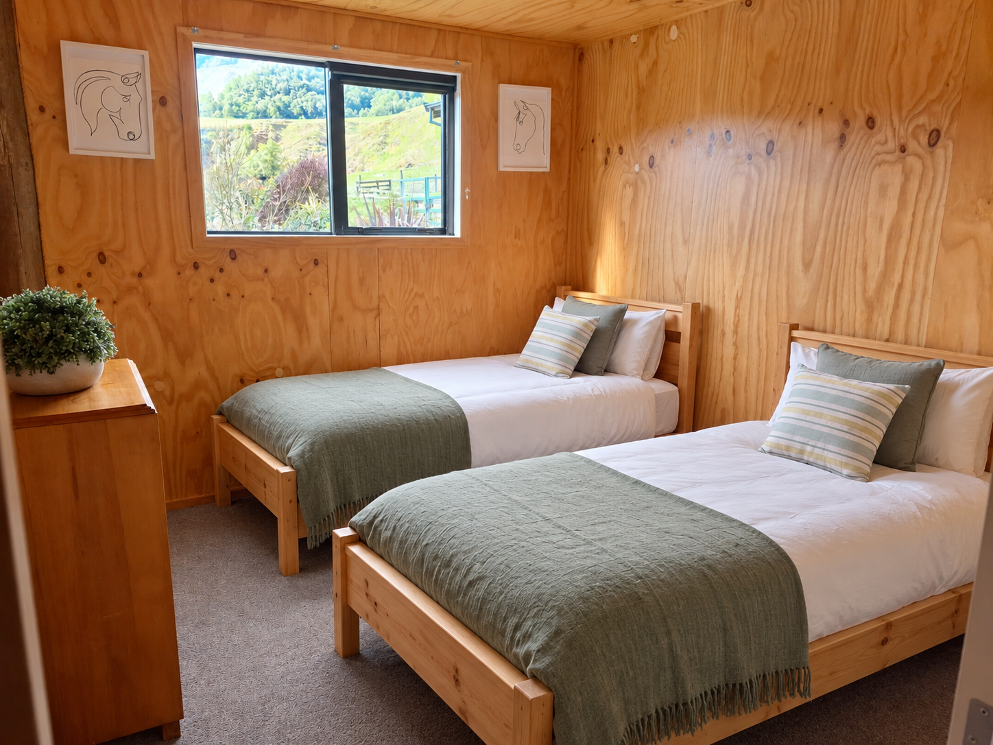Second bedroom at Wilderbliss farm stay